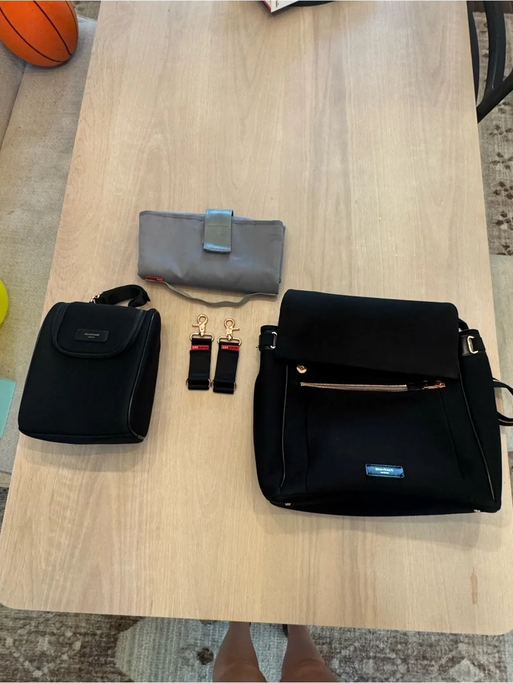 Storksak stylish black